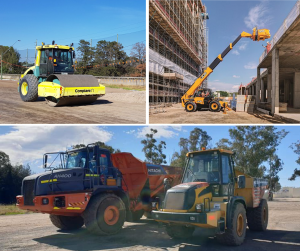 Articulated Haul, Telehandler & Roller 3 Day Combo