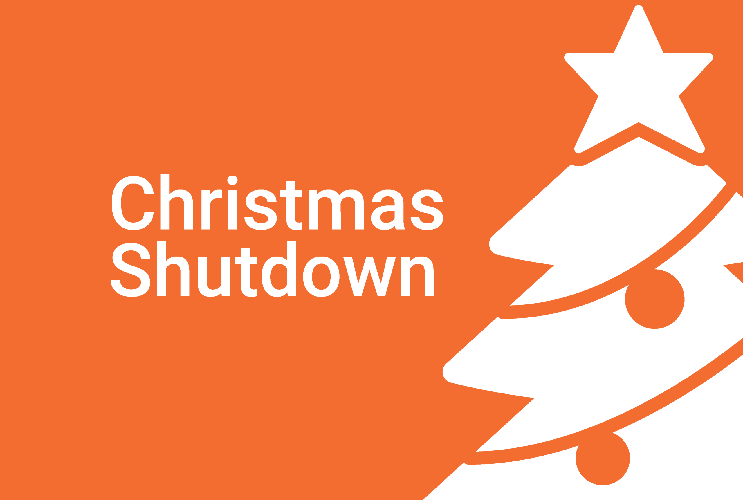 You are currently viewing Christmas Shutdown